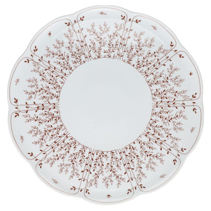 Tortenplatte Tirschenreuth Fleur Blätterzauber - Braun