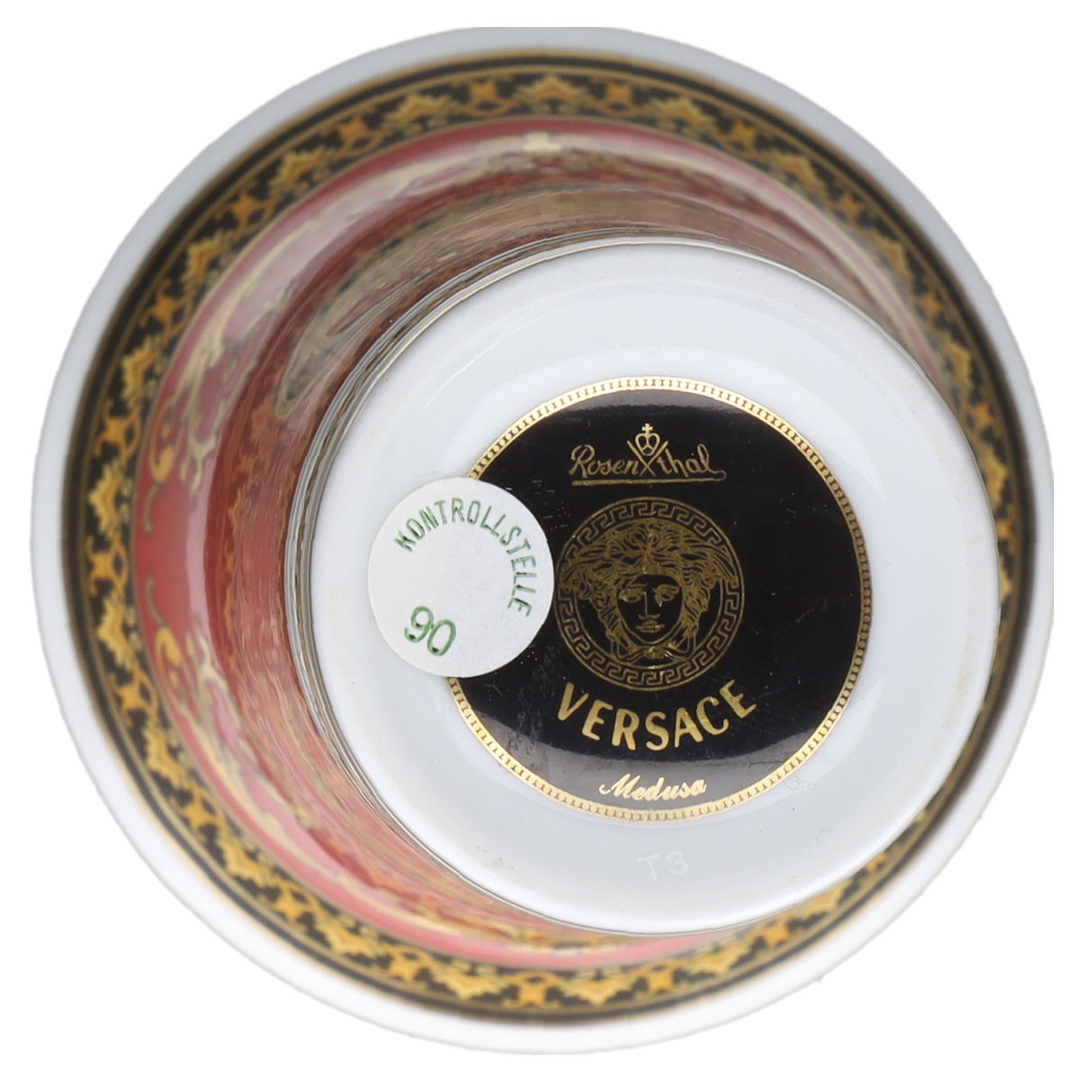 Trichtervase klein 10cm Rosenthal Versace Ikarus Medusa
