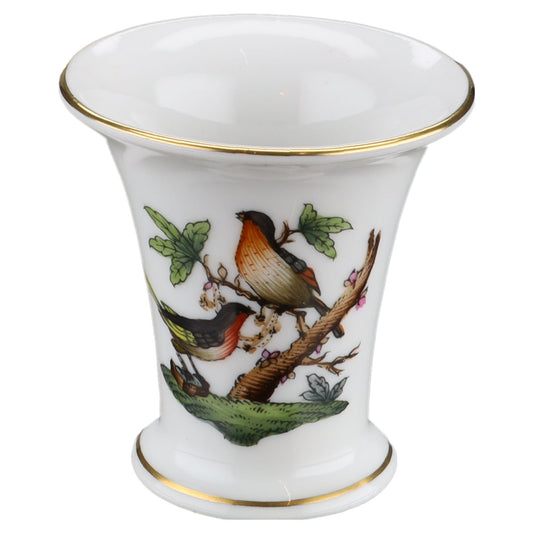 Trichtervase mini Modell 6436 Motiv A Herend Ungarn Rothschild
