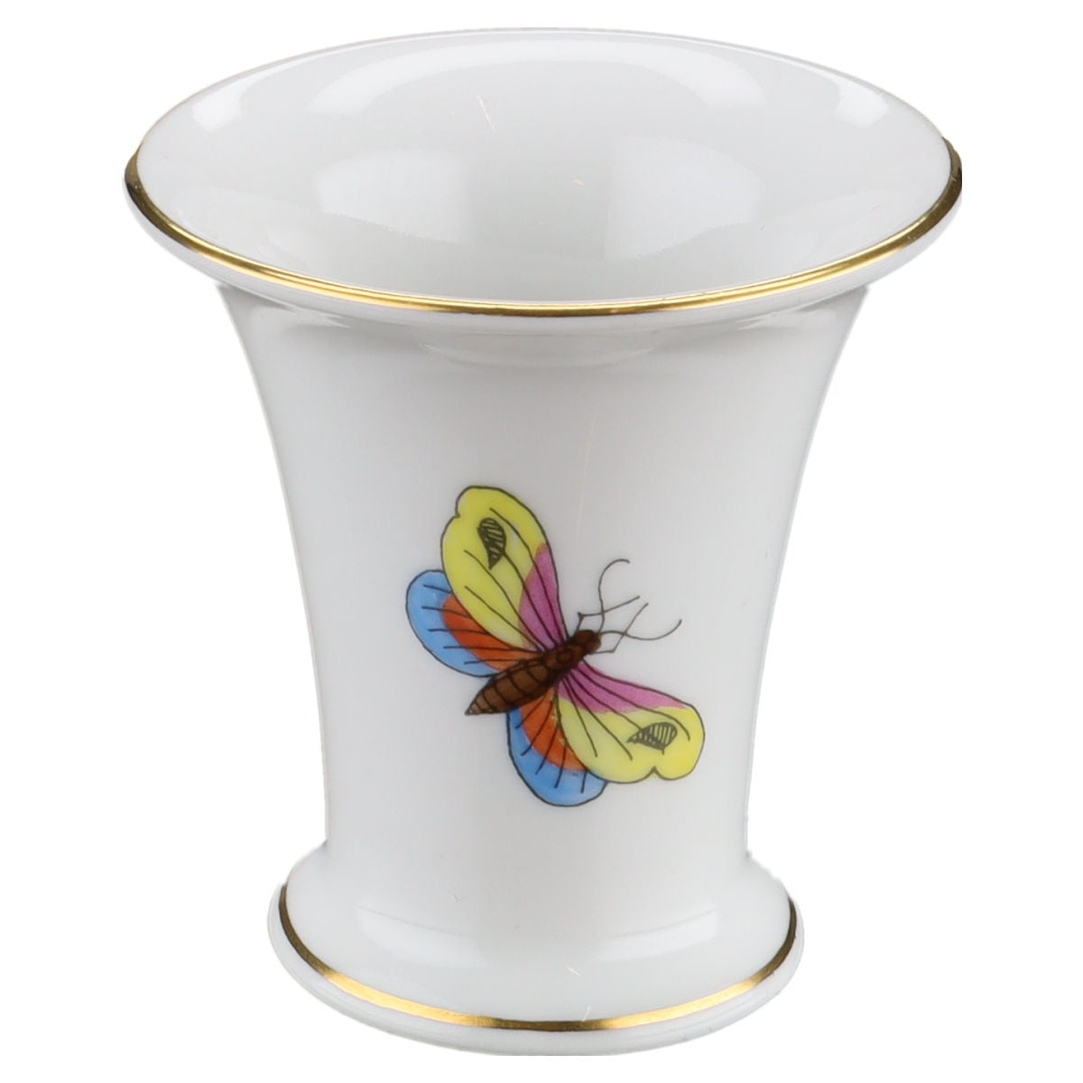 Trichtervase mini Modell 6436 Motiv A Herend Ungarn Rothschild