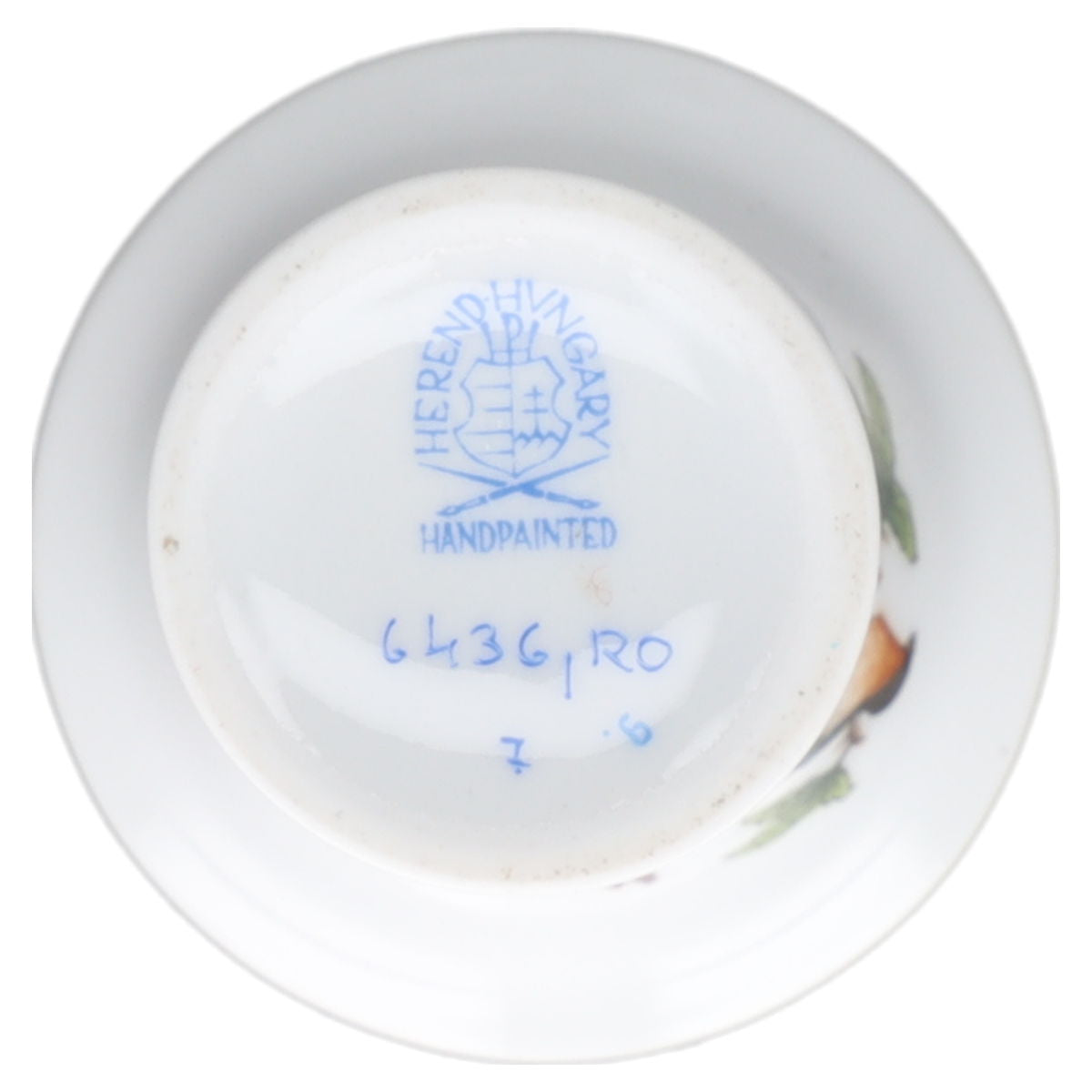 Trichtervase mini Modell 6436 Motiv A Herend Ungarn Rothschild