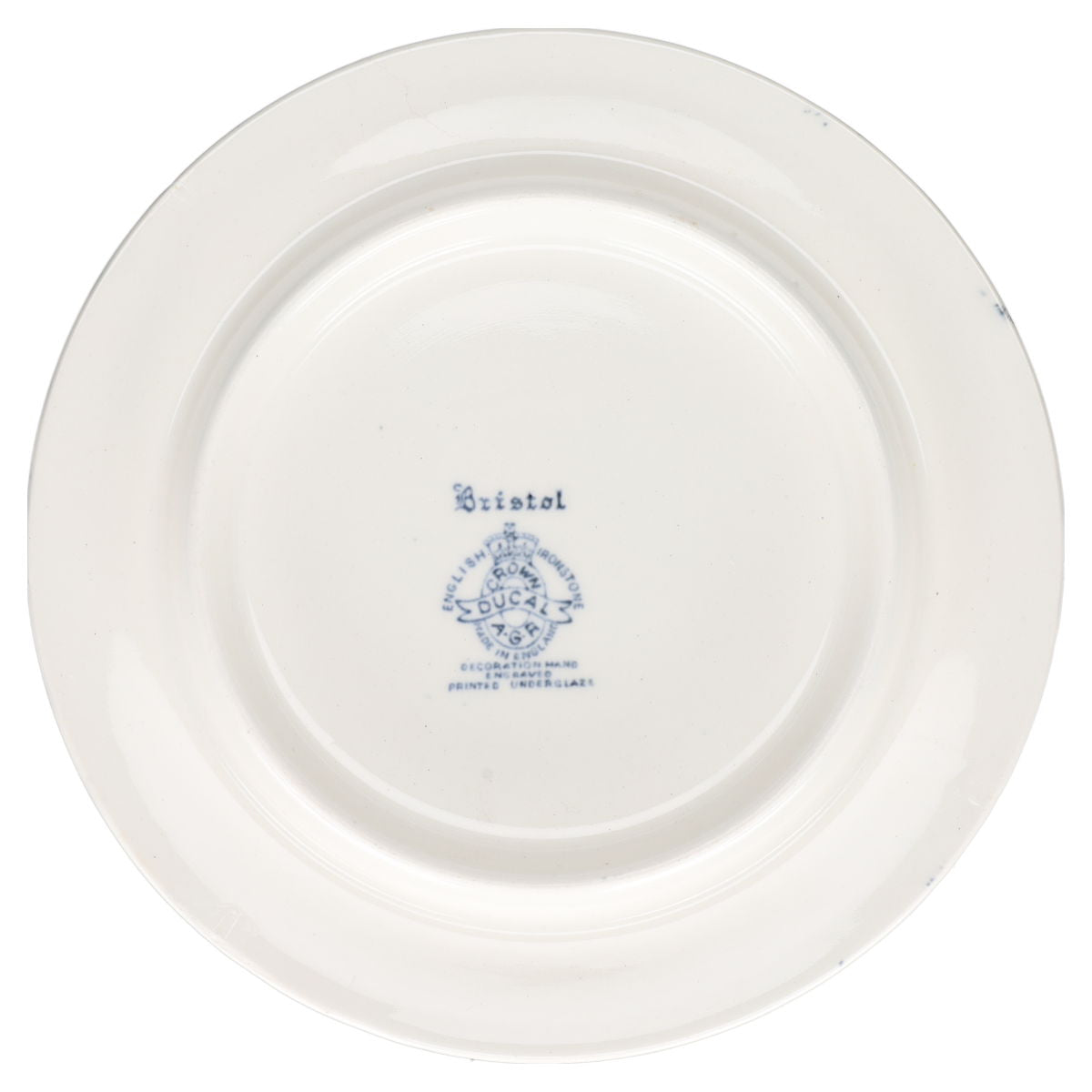 Untersetzer für Kanne D 17 cm Crown Ducal Bristol blau