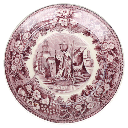 Untertasse D 11,2 cm Wedgwood Ferrara violett