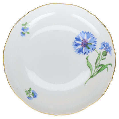 Untertasse für Kaffee Blüte Blau Typ II Meissen Neuer Ausschnitt II.Wahl Bunte Blume