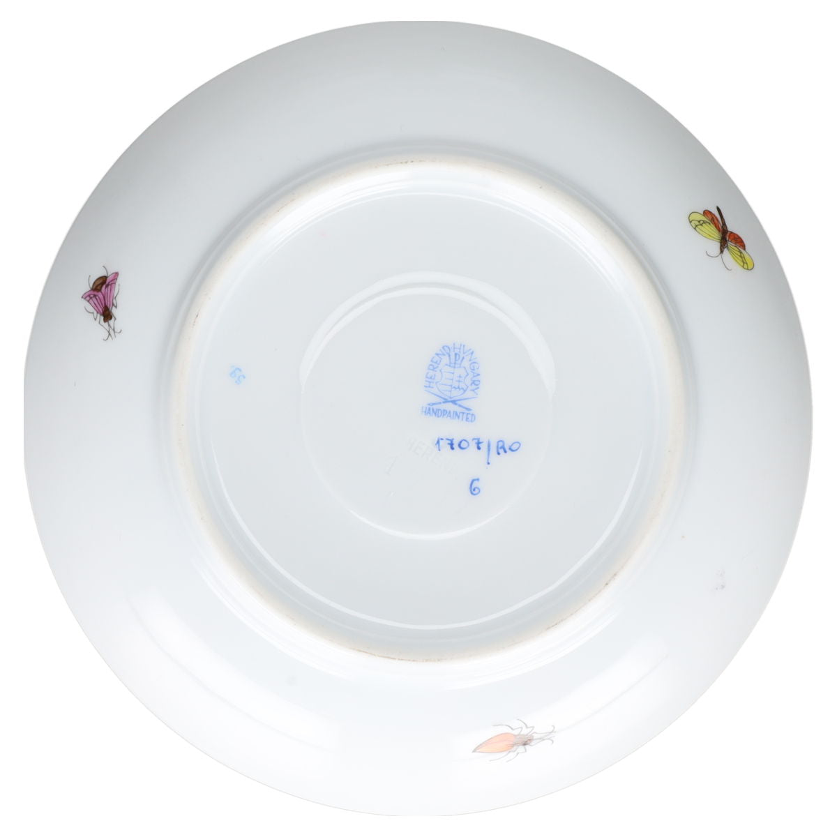 Untertasse für Kaffee klein Modell 1707 Motiv B Herend Ungarn Rothschild