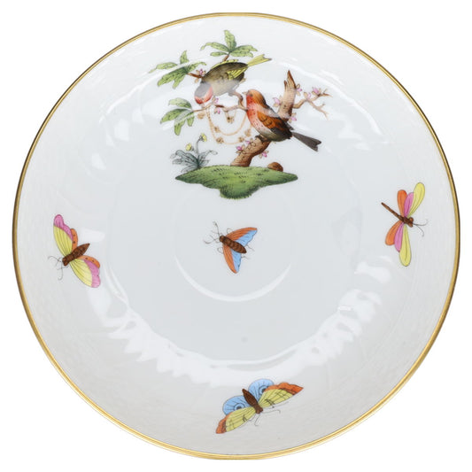 Untertasse für Kaffee klein Modell 1707 Motiv c Herend Ungarn Rothschild