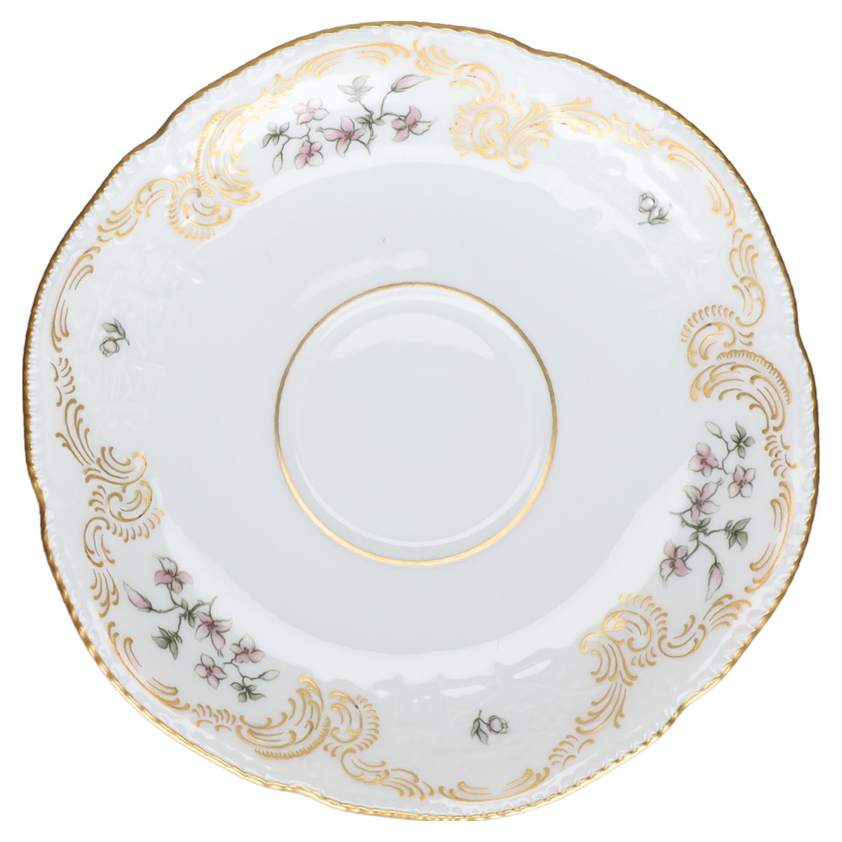 Untertasse für Kaffee Rosenthal Sanssouci weiß Voliere