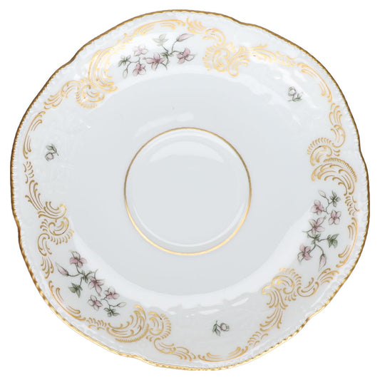 Untertasse für Kaffee Rosenthal Sanssouci weiß Voliere