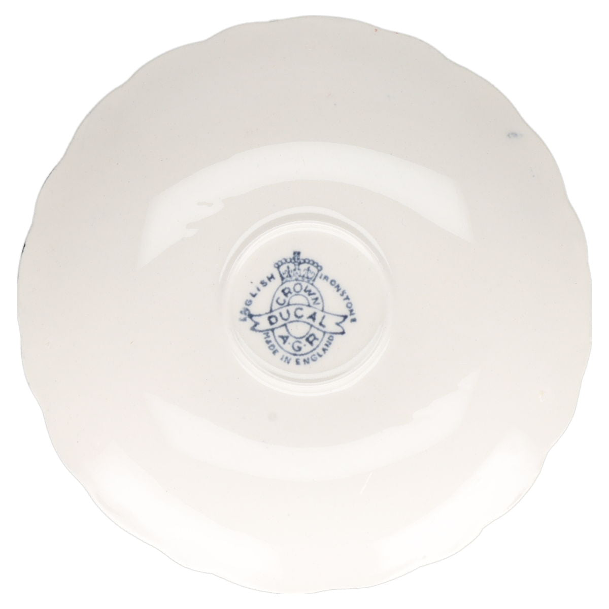 Untertasse für Mokka Crown Ducal Bristol blau