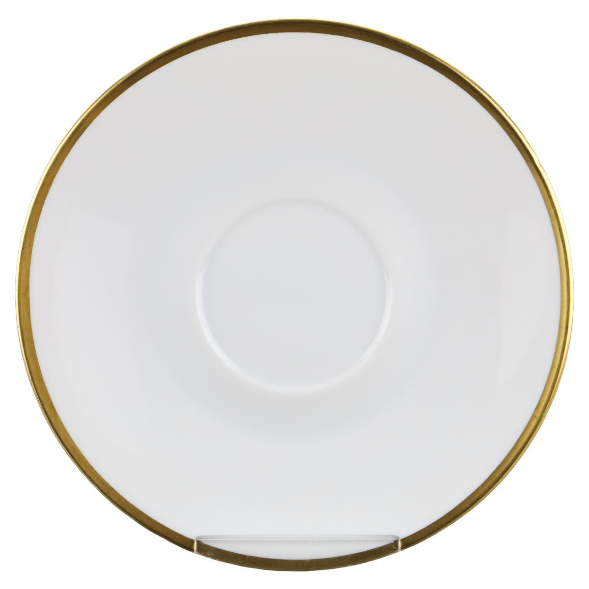 Untertasse für Mokka Espresso  Rosenthal Form 2000 polierter Goldrand 3 mm Dekor 3691