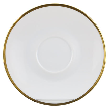Untertasse für Mokka Espresso  Rosenthal Form 2000 polierter Goldrand 3 mm Dekor 3691