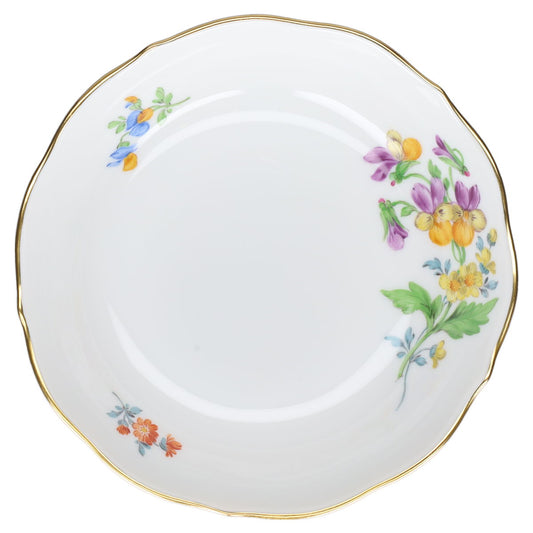 Untertasse für Mokka Espresso Feldstiefmütterchen Meissen Neuer Ausschnitt I.Wahl Bunte Blume