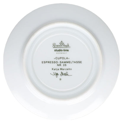 Untertasse für Mokka Espresso Nr. 25 Marzahn Rosenthal Cupola Künstlertassen