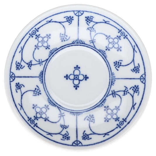 Untertasse für Mokka Jaeger & Co. Indisch blau Strohblume