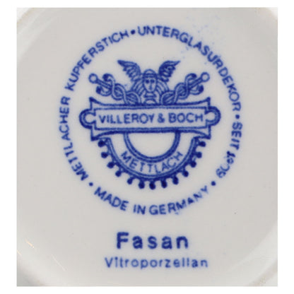Untertasse für Mokka Villeroy & Boch Fasan blau