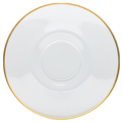 Untertasse für Suppe  Rosenthal Form 2000 polierter Goldrand 2 mm Dekor 3679