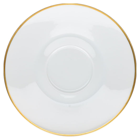 Untertasse für Suppe  Rosenthal Form 2000 polierter Goldrand 2 mm Dekor 3679