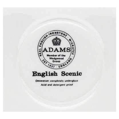 Untertasse für Suppe Adams English Scenic grün