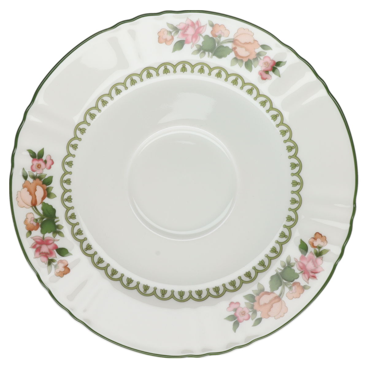 Untertasse für Suppe Hutschenreuther Edinburgh Richmond Rose