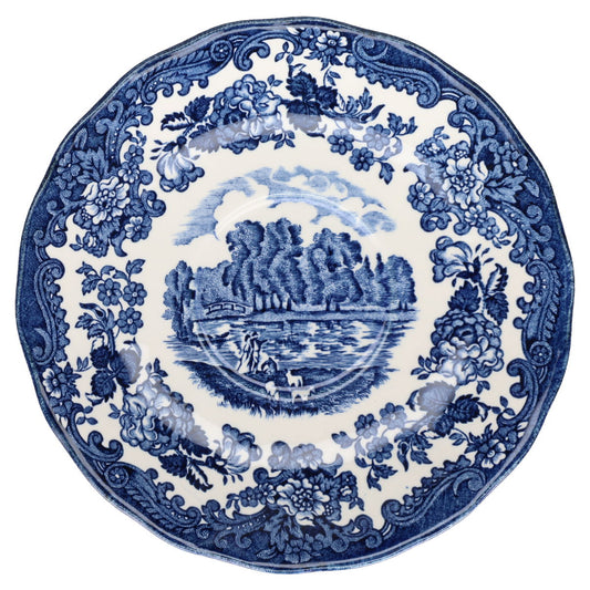 Untertasse für Suppe Royal Worcester Avon Scenes Palissy