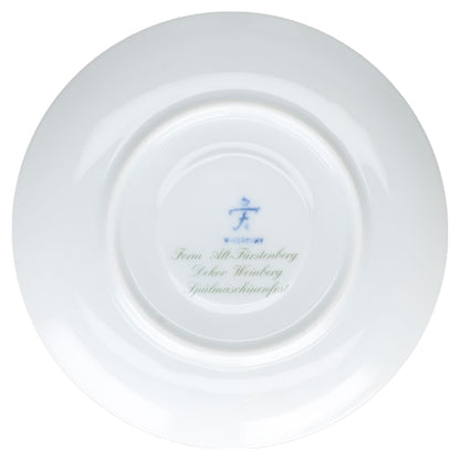 Untertasse für Tee  Fürstenberg Alt Fürstenberg Weinberg