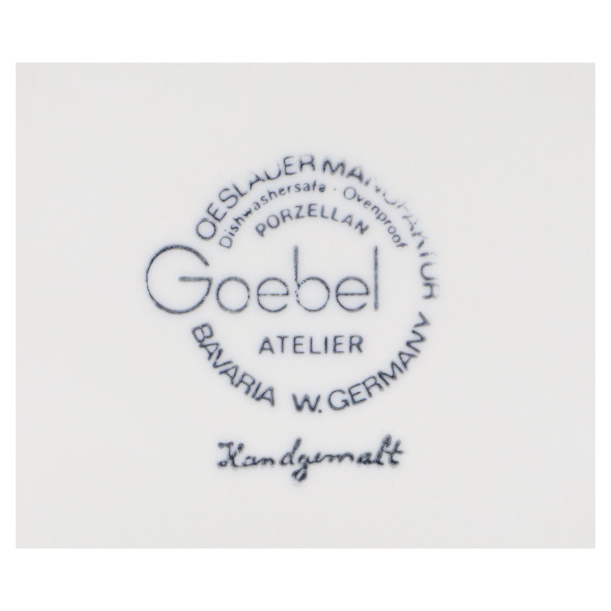 Untertasse für Tee  Goebel Oeslauer Manufaktur Atelier