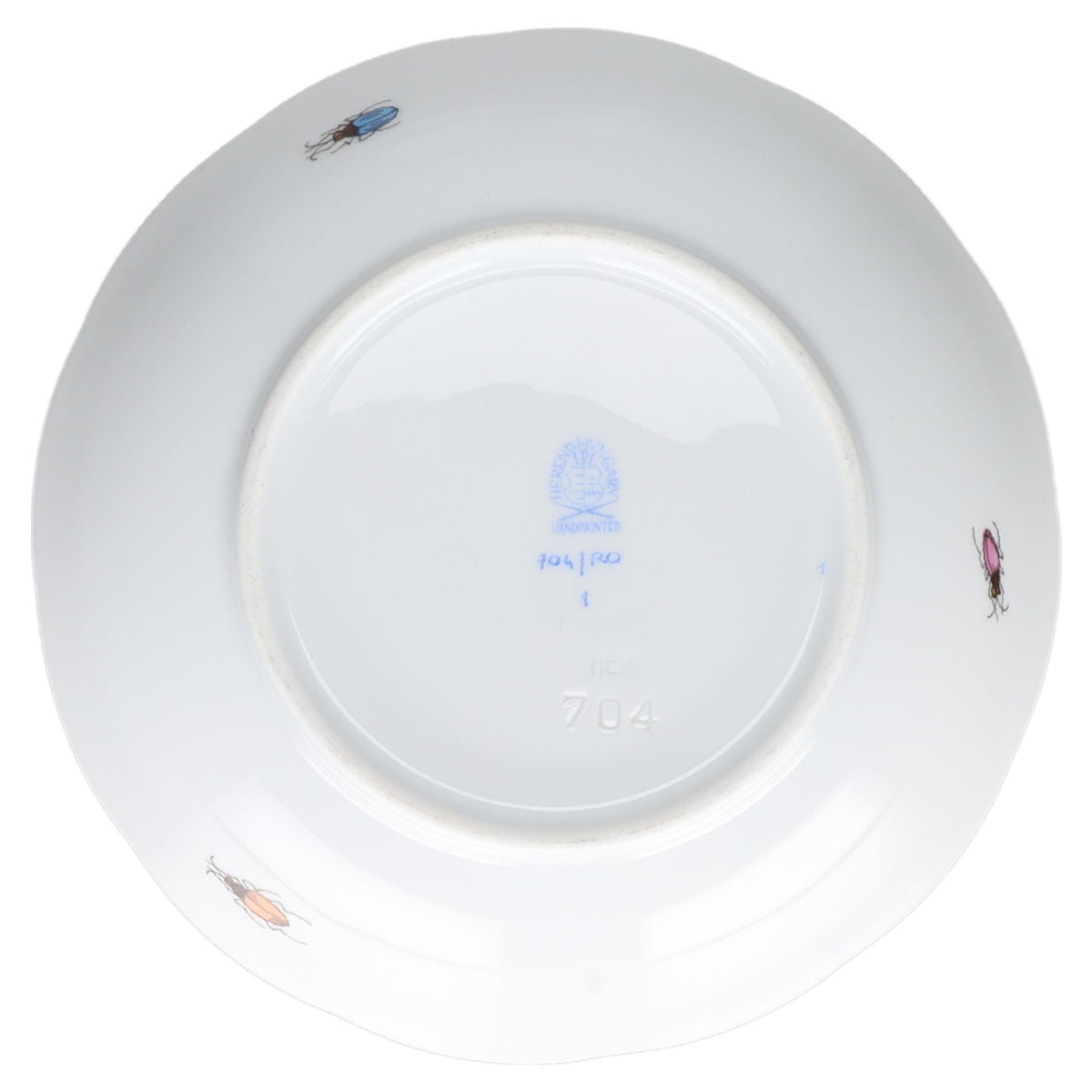 Untertasse für Tee /Kaffee ohne Spiegel Modell 704 Motiv 7 Herend Ungarn Form Osier Rothschild