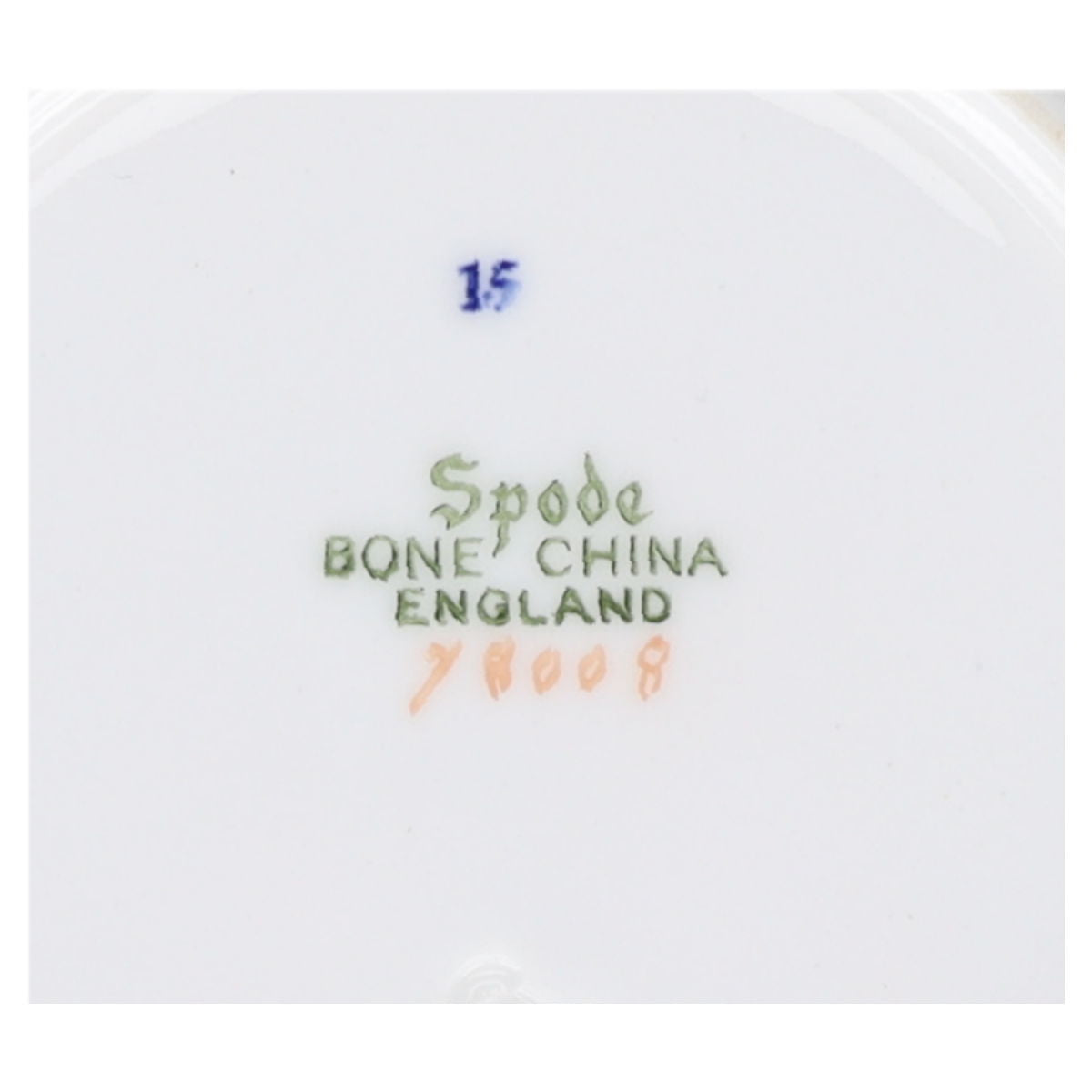 Untertasse für Tee  Spode Copeland Fleur De Lys Blue Blau