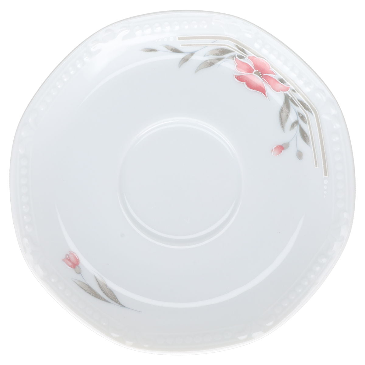 Untertasse für Tee klein Mitterteich Sissi Rosa Blüte