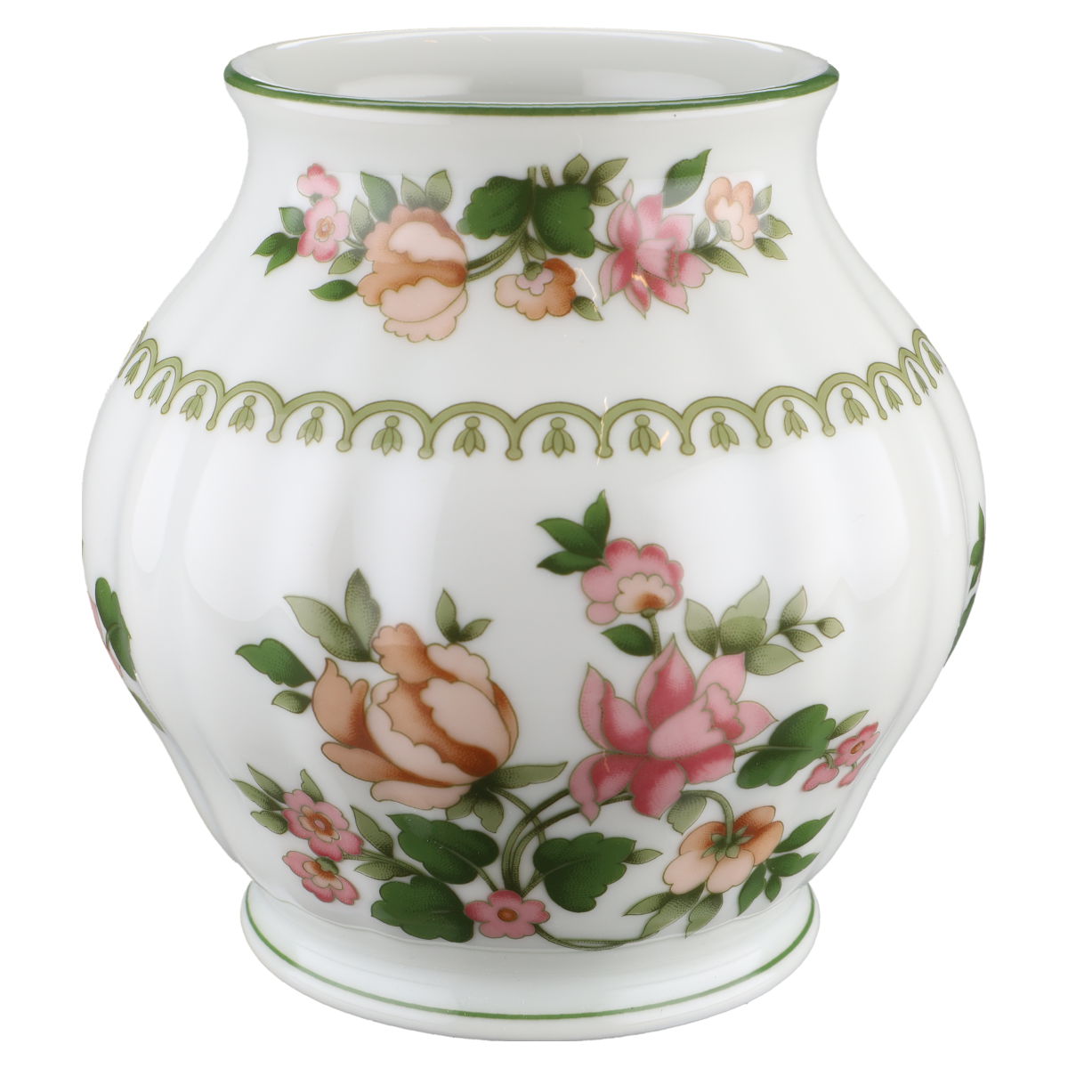 Vase bauchig Hutschenreuther Edinburgh Richmond Rose