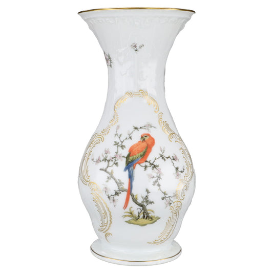 Vase groß H 23 cm Rosenthal Sanssouci weiß Voliere