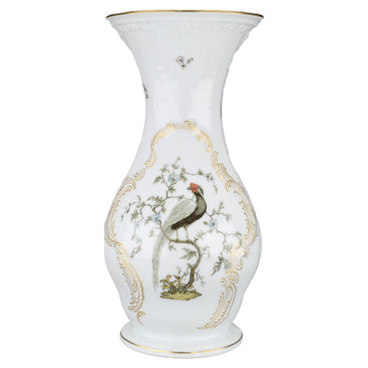 Vase groß H 23 cm Rosenthal Sanssouci weiß Voliere