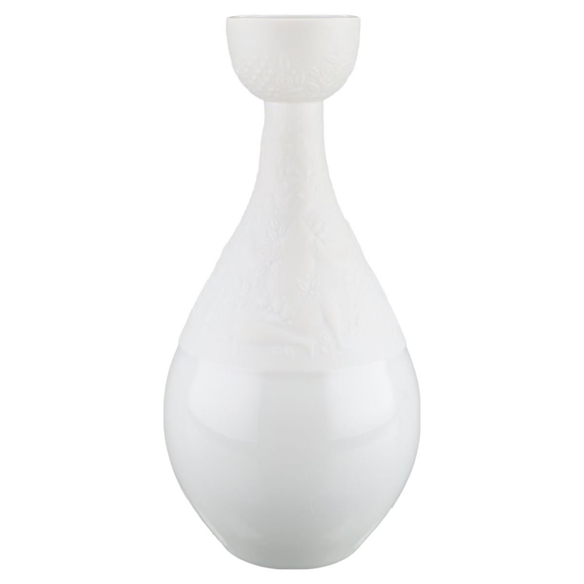 Vase H: 16 cm Rosenthal Zauberflöte weiß
