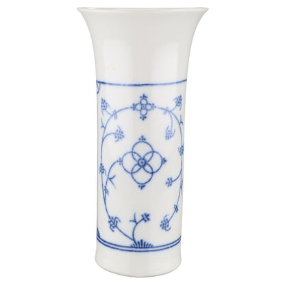 Vase H 17,8 cm II. Wahl Jaeger & Co. Indisch blau Strohblume