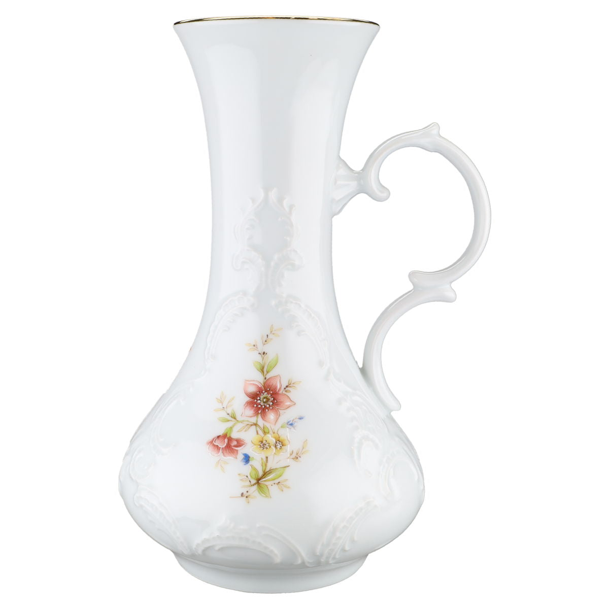 Vase Henkelvase Modell 930/21 Royal KPM Bavaria Vasen Blumendekor