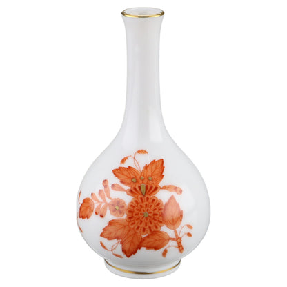 Vase mini Modell 7100 Herend Ungarn Apponyi orange