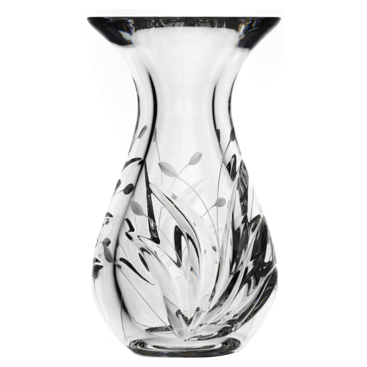 Vase mittelgroß Sanduhrform H 19,5 cm Nachtmann Fleurie