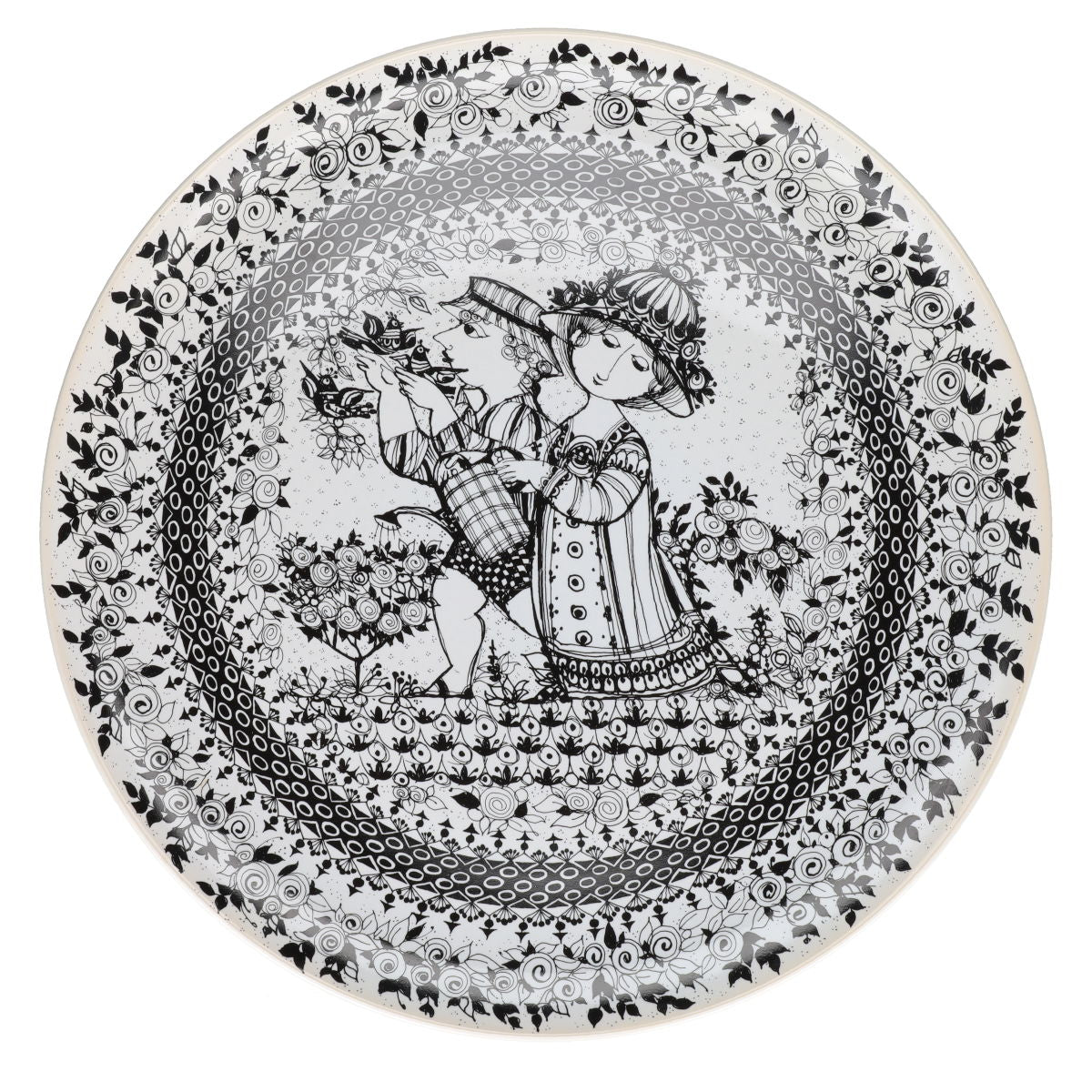 Wandteller Sommer Summer Rosenthal Björn Wiinblad Die Jahreszeiten
