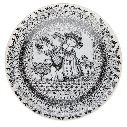 Wandteller Sommer Summer Rosenthal Björn Wiinblad Die Jahreszeiten
