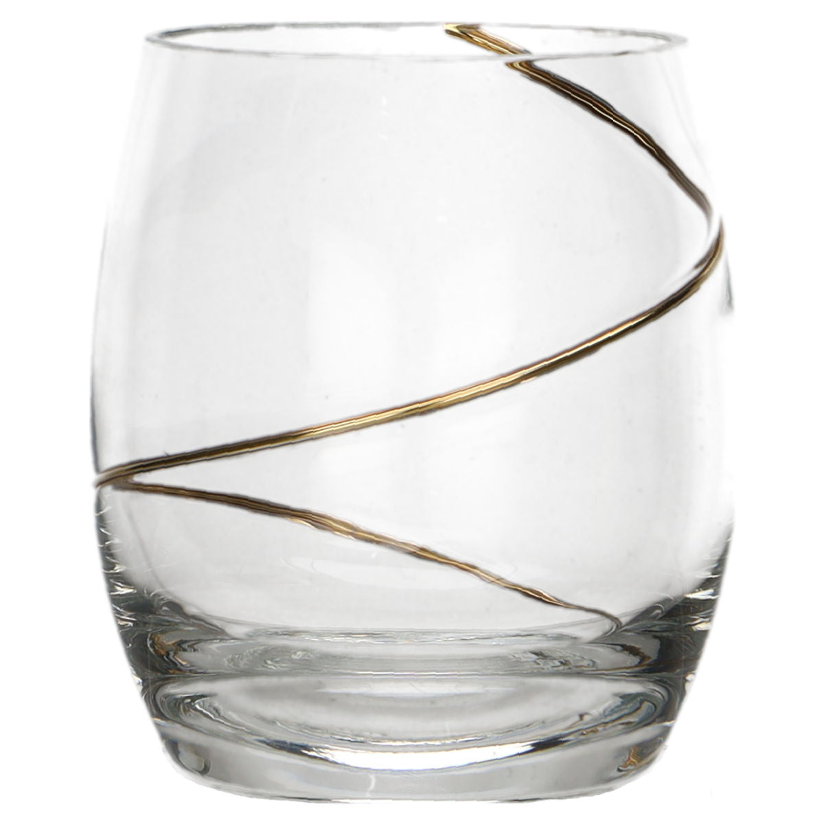 Wasserglas / Saftglas Leonardo Strada Spirale Gold