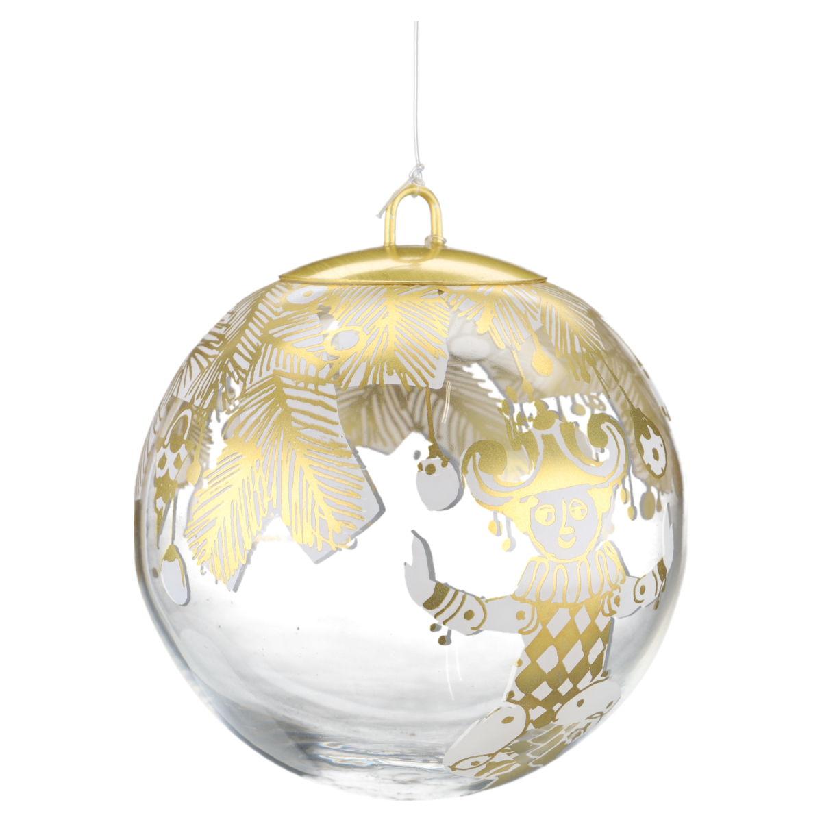Weihnachtskugel Icarus Hampelmann Rosenthal Weihnachtskugeln aus Glas