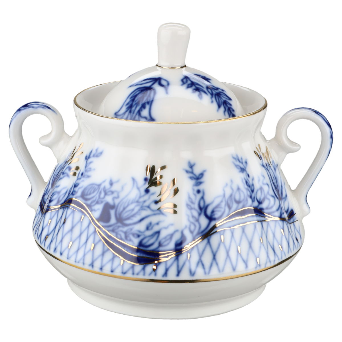 Zuckerdose Lomonosov Russia Blue Rhapsody Tenderness