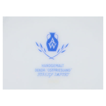 Zuckerdose mit Henkel Warnecke Ostfriesische Rose handgem. 56190