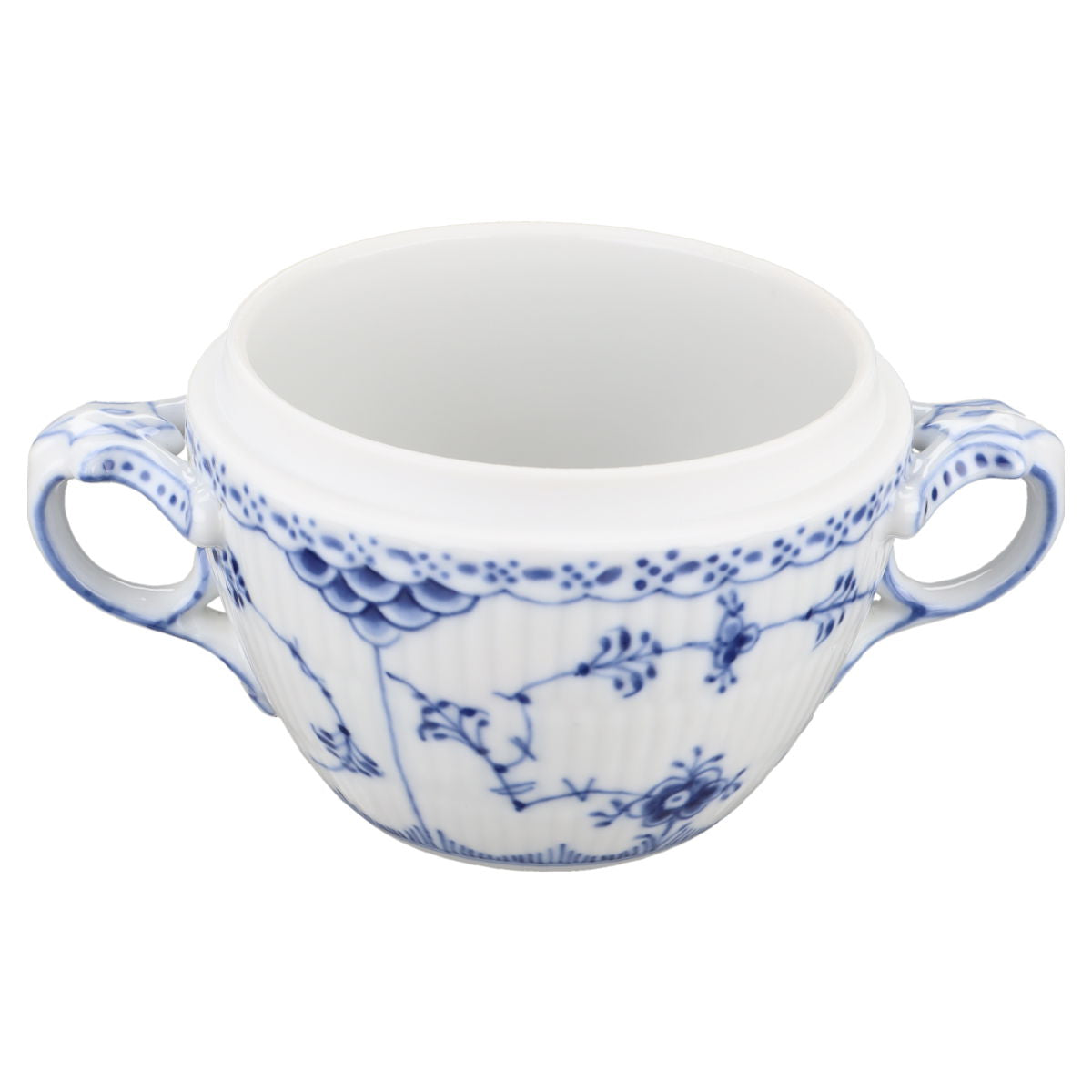 Zuckerdose Model 605 Royal Copenhagen Musselmalet Halbspitze II. Wahl