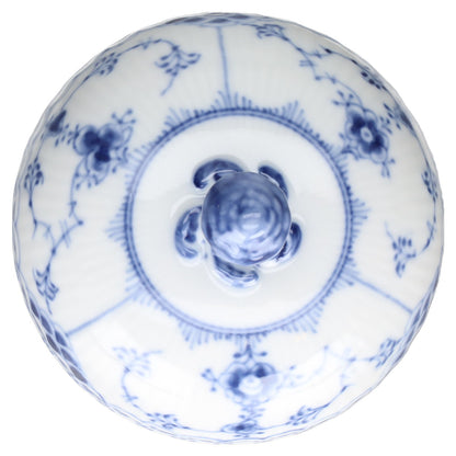 Zuckerdose Model 605 Royal Copenhagen Musselmalet Halbspitze II. Wahl