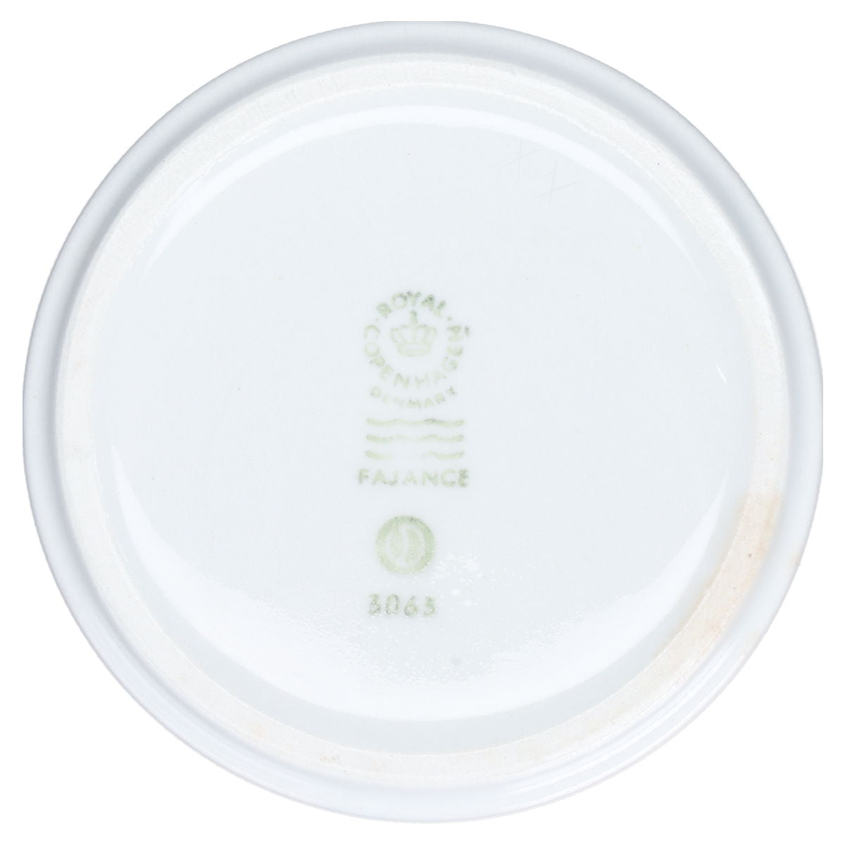 Zuckerdose Modell 3063 Royal Copenhagen Blueline Blaukant II.Wahl