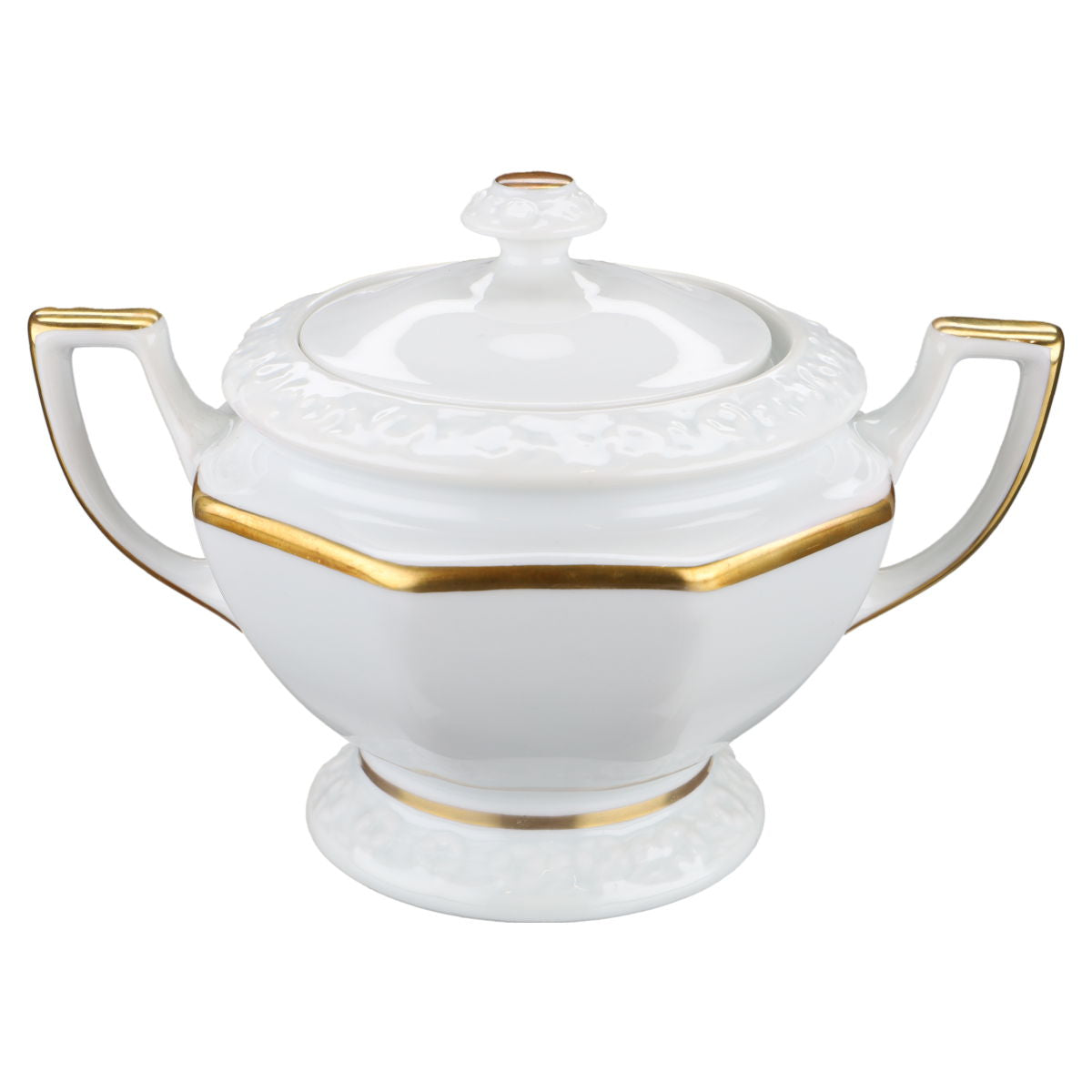 Zuckerdose Rosenthal Maria Goldband 4 mm handgemalt