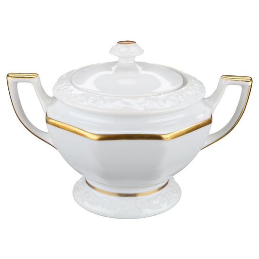 Zuckerdose Rosenthal Maria Goldband 4 mm handgemalt