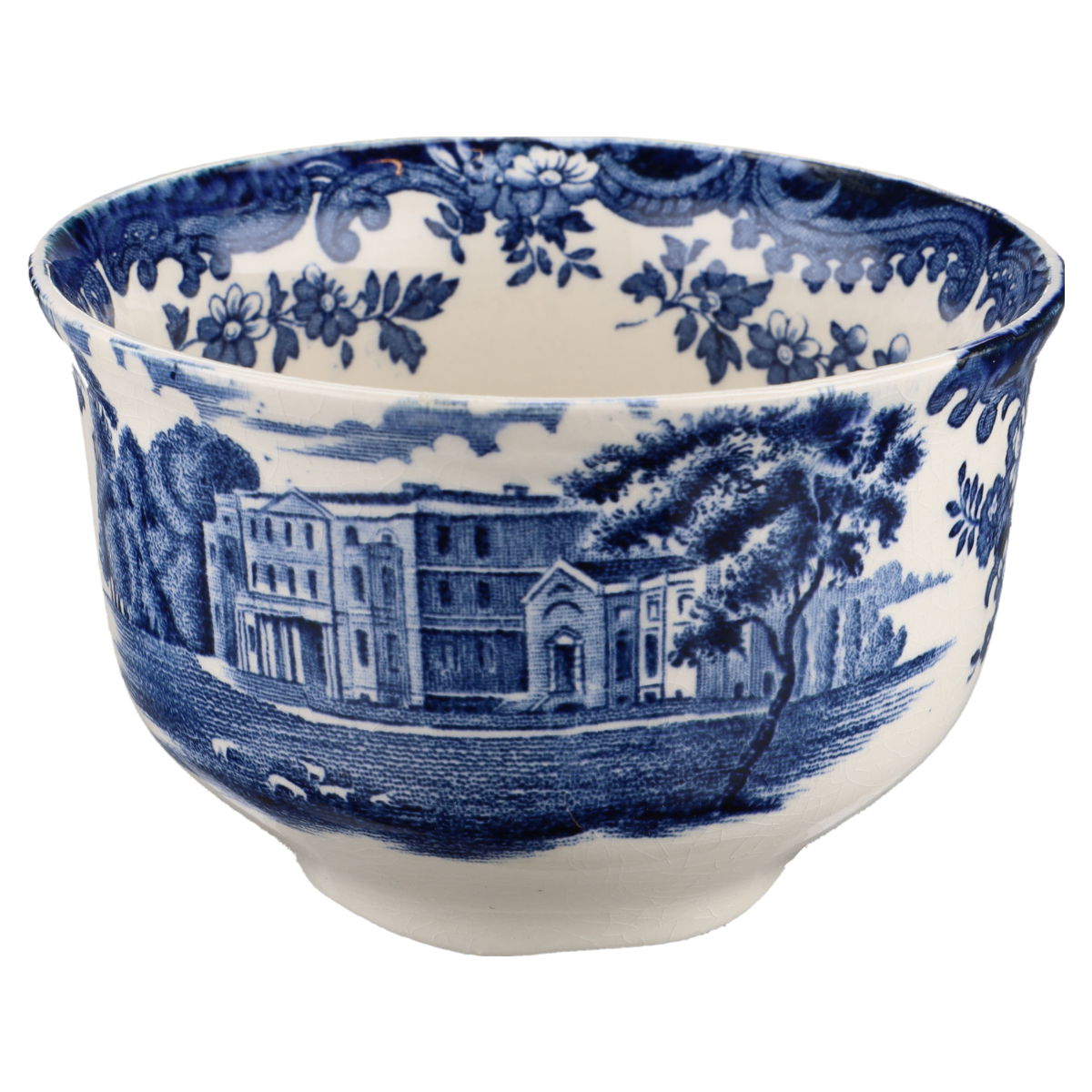Zuckerschale  Royal Worcester Avon Scenes Palissy