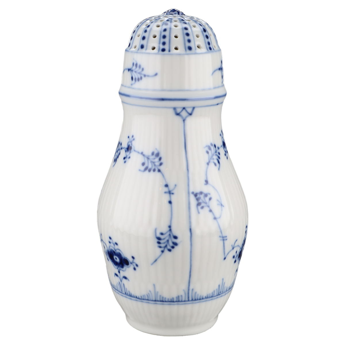 Zuckerstreuer groß Modell 2126 Royal Copenhagen Musselmalet gerippt II.Wahl